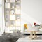 ABenkle Cute Small Woven Basket with Handles, 12"x 8" x 5" Rope Room Shelf Storage Basket Chest Box for Cat and Dog Toys, Empty Decorative Gift - White